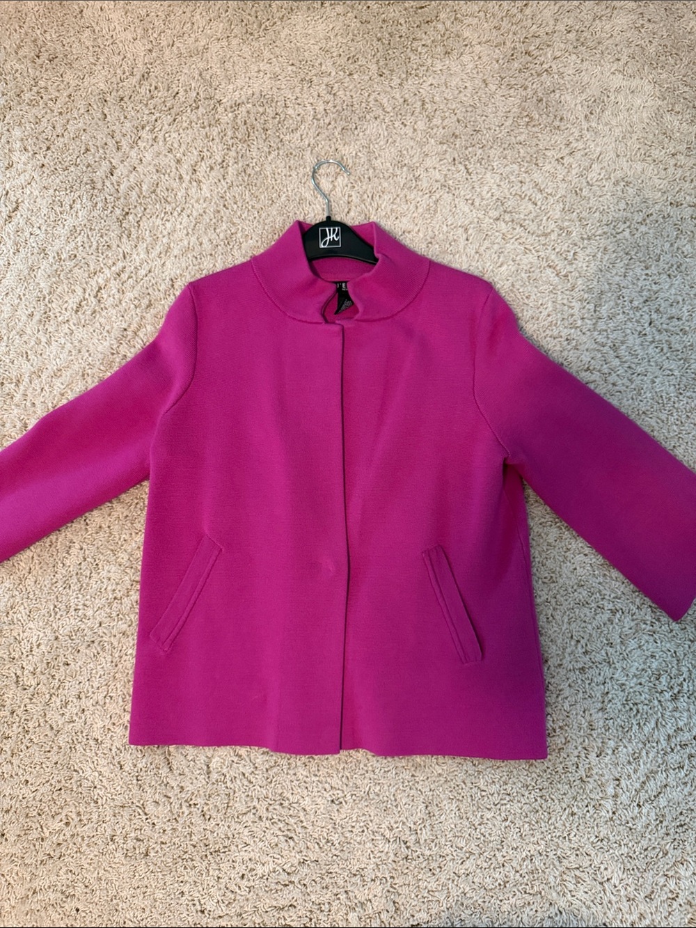 J’ENVIE Women's Hot Pink sweater- small